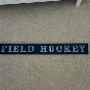 Field Hockey Wall Sign